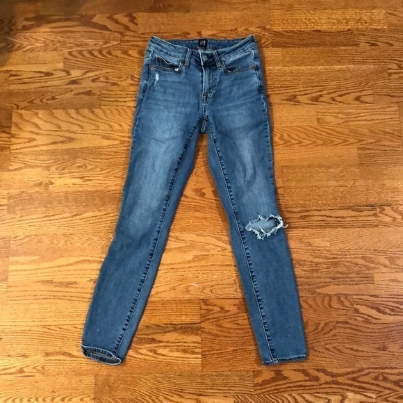 GAP skinny jeans 0/25 R curvy true skinny - Picture 1 of 7